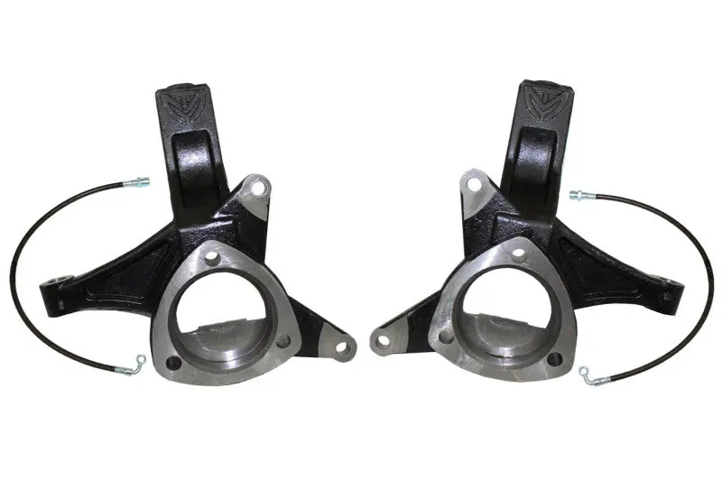 Maxtrac 07-16 Gm C1500 2Wd 4.5In Front Lift Spindles W/Extended Dot Compliant Brake Lines 1