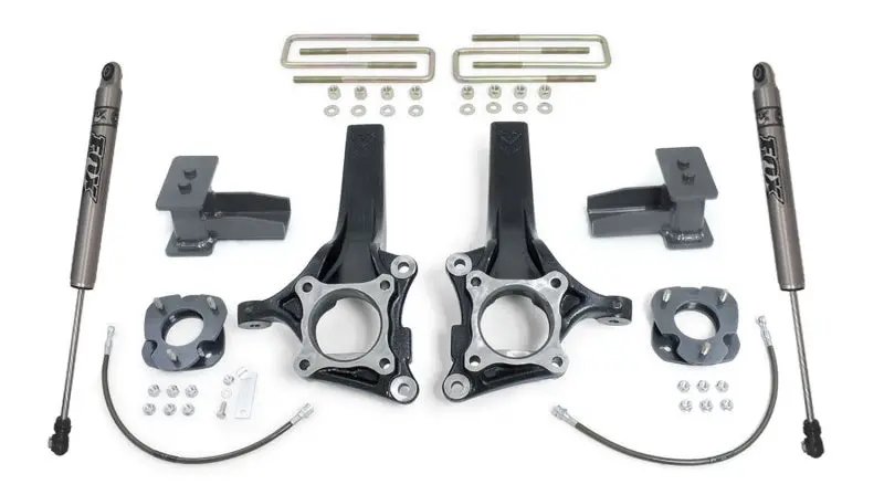 Maxtrac 09-13 Ford F-150 2Wd 6.5In/4In Maxpro Elite Spindle Lift Kit W/Fox Shocks 1