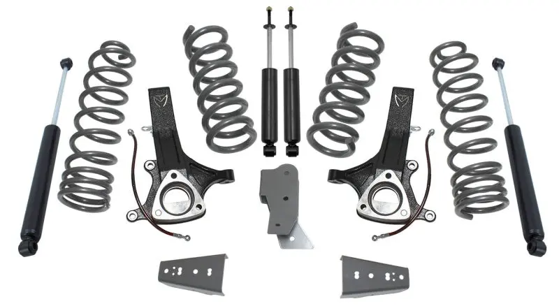 Maxtrac 09-18 Ram 1500 2Wd 4.7L V8 7In/4.5In Maxpro Spindle Lift Kit W/Maxtrac Shocks 1