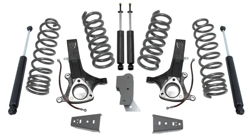 Maxtrac 09-18 Ram 1500 2Wd 5.7L V8 Hemi 7In/4.5In Maxpro Spindle Lift Kit W/Maxtrac Shocks 1