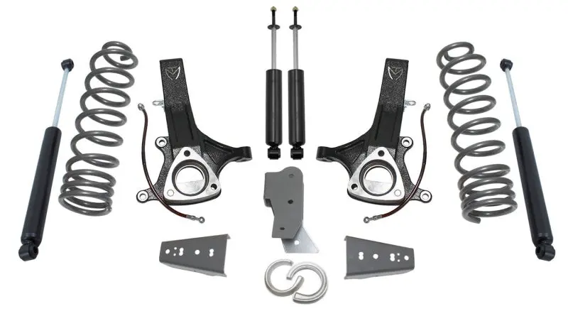 Maxtrac 09-18 Ram 1500 2Wd V6 Gas 6.5In/4.5In Maxpro Spindle Lift Kit W/Maxtrac Shocks 1
