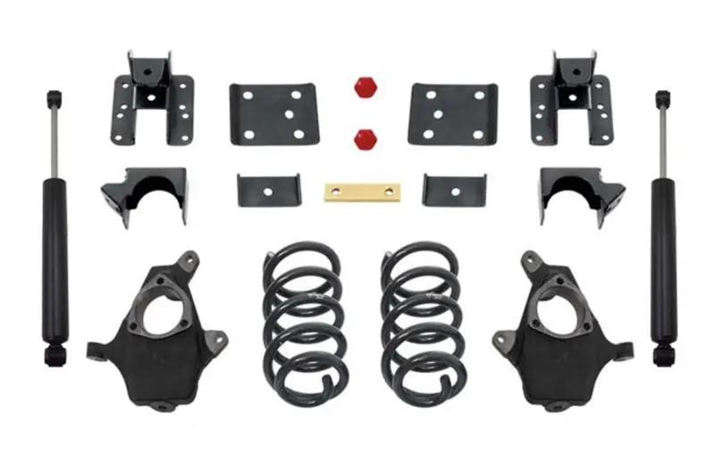 Maxtrac 14-16 Gm C/K1500 2Wd/4Wd Single Cab W/Cast Steel Susp. 3In/5In Lowering Kit 1