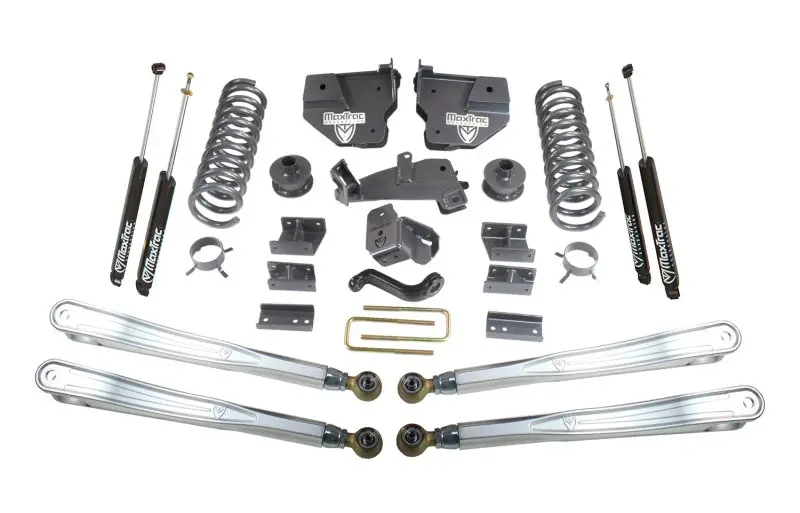 Maxtrac 14-18 Ram 2500 4Wd 6In/3In Maxpro Coil Lift Kit W/4-Link Arms & Maxtrac Shocks 1