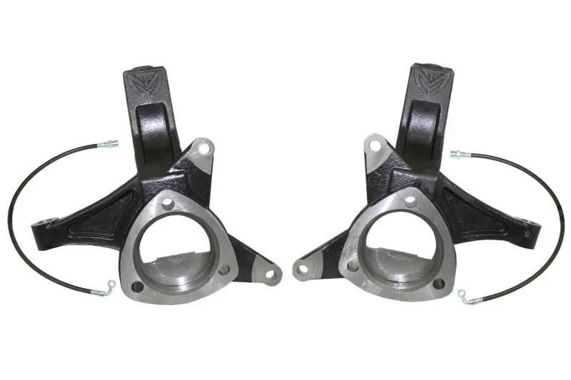 Maxtrac 16-18 Gm C1500 2Wd 5In Front Lift Spindles W/Extended Dot Compliant Brake Lines 1