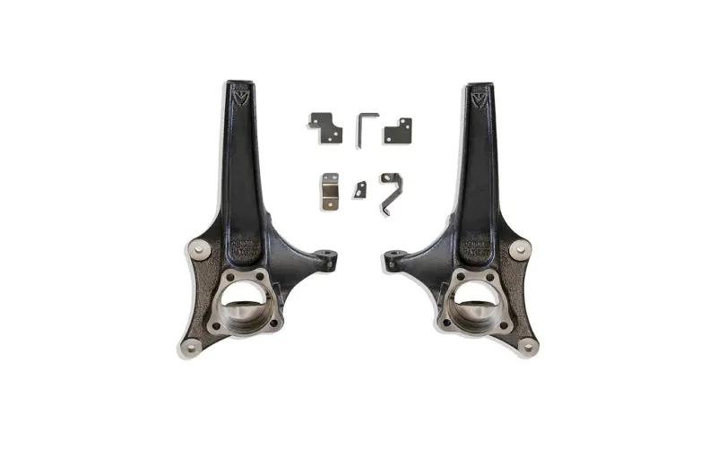 Maxtrac 19-20 Gm C1500 2Wd 3.5In Front Lift Spindles W/Extended Dot Compliant Brake Lines 1