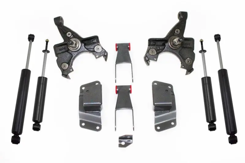 Maxtrac 92-98 Gm C1500/2500 2Wd Standard Cab 5/6 Lug 2In/4In Lowering Spindle Kit 1