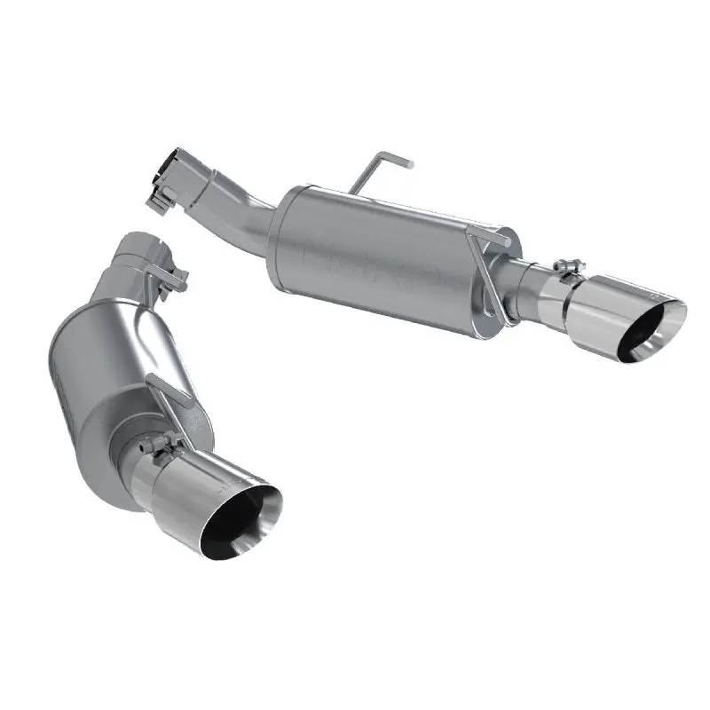Mbrp 05-10 Ford Mustang Gt 5.0/Shelby Gt500 Dual Mufflers Axle Back Split Rear T304 1
