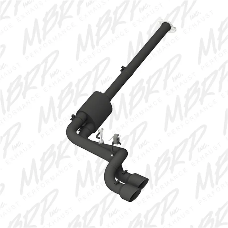Mbrp 09-14 Ford F150 Pre-Axle 4.5In Od Tips Dual Outlet 3In Black Coated Cat Back Exhaust 1
