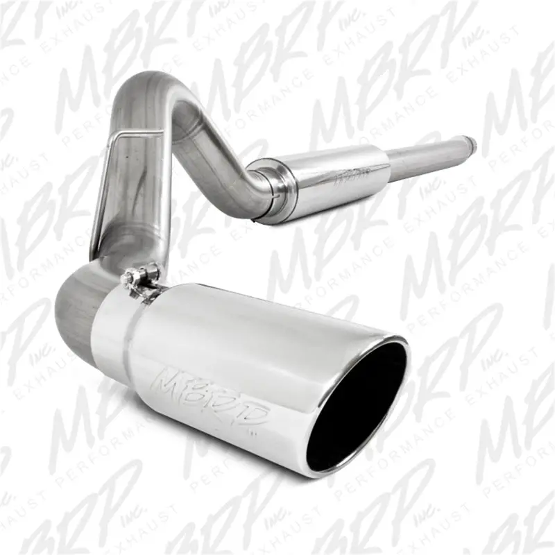 Mbrp 11-13 Ford F-250/350/450 6.2L V8 Gas 4In Cat Back Single Side T409 Exhaust System 2