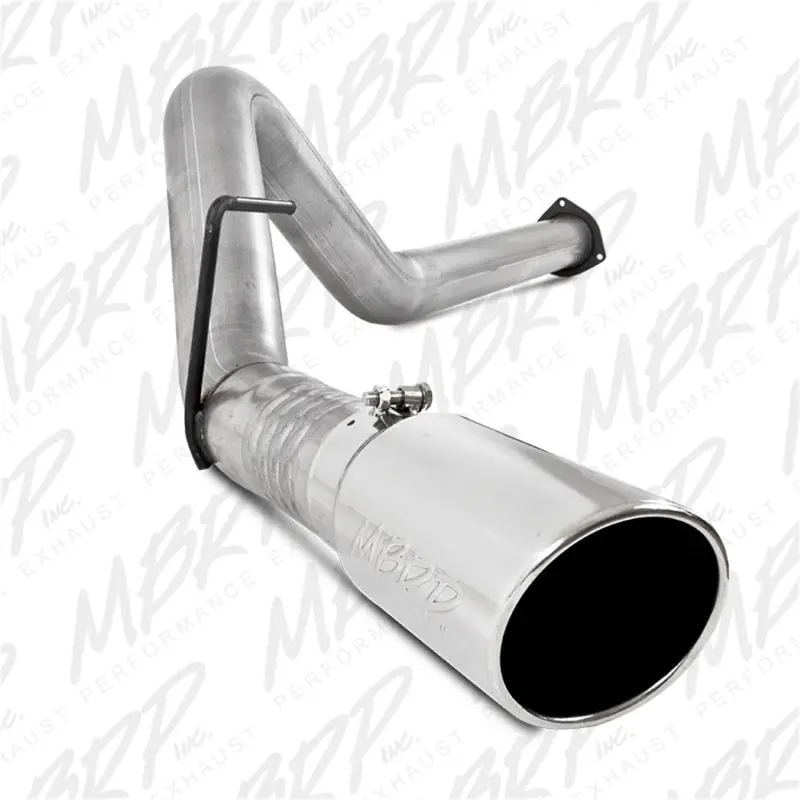 Mbrp 11-14 Ford 6.7L F-250/350/450 4In Filter Back Single Side Exit Alum And Down Pipe Exhaust 2