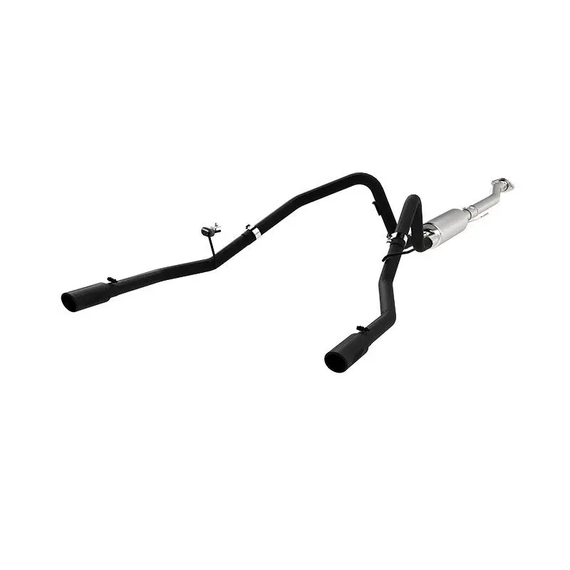 Mbrp 11-14 Ford F-150 V6 Ecoboost Black Coated 2.5In Cat-Back Dual Rear Exit Exhaust System 1