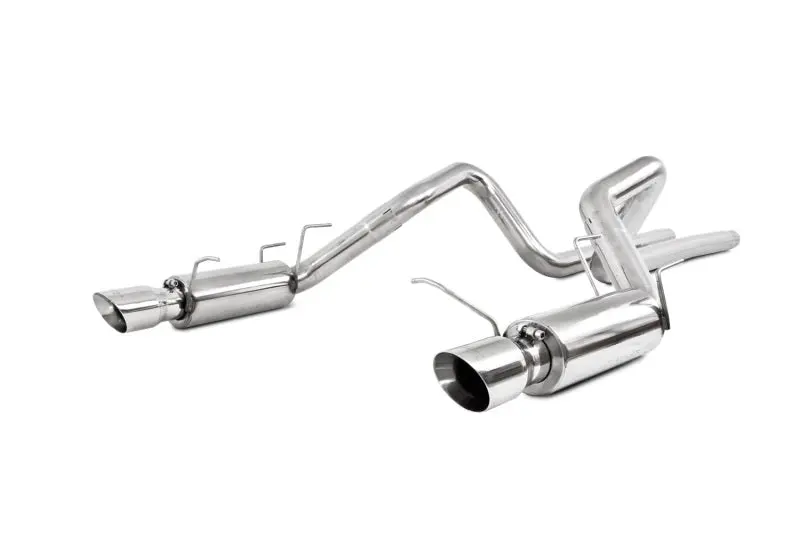 Mbrp 11-14 Ford Mustang Gt 5.0L Dual Split Rear Race Version T409 3In Cat Back Exhaust System 1