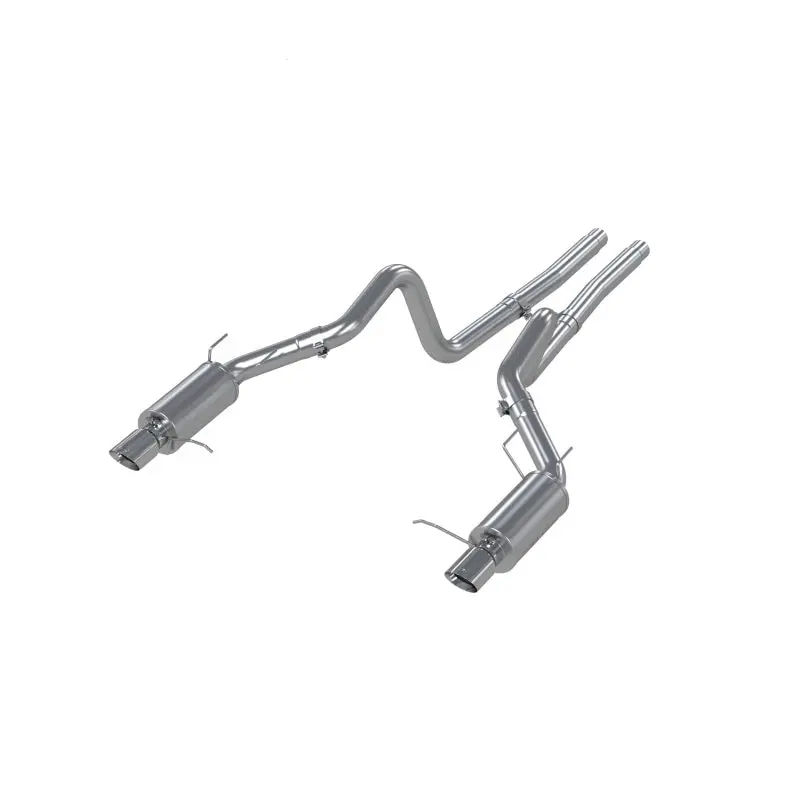 Mbrp 11-14 Ford Mustang Gt 5.0L Dual Split Rear Street Version T409 3In Cat Back Exhaust System 1