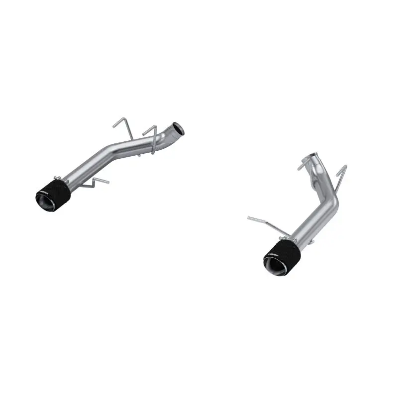 Mbrp 11-14 Ford Mustang Gt 5.0L T304 Ss 3In Dual Axle-Back With Carbon Fiber Tips (Race Version) 1