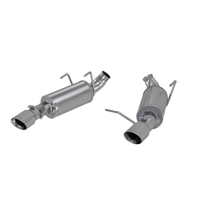 Mbrp 11-14 Ford Mustang V6 3In. Dual Muffler Axle Back Split Rear T409 Exhaust System 1