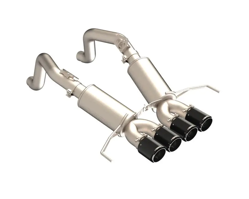 Mbrp 14-19 Chevrolet Corvette 3In Dual Split Rear Axle Back W/ Carbon Fiber Tips 1