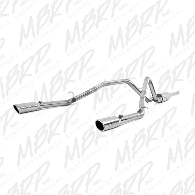 Mbrp 14 Chevy/Gmc 1500 Silverado/Sierra 4.3L V6/5.3L V8 Dual Split Rear T409 3In Cat Back Exhaust 1