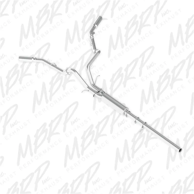 Mbrp 14 Chevy/Gmc 1500 Silverado/Sierra 4.3L V6/5.3L V8 Dual Split Side Alum 3In Cat Back Exhaust 1