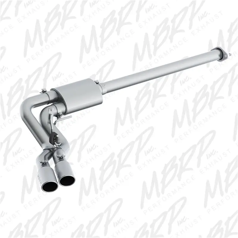 Mbrp 15-16 Ford F-150 2.7L/3.5L/5.0L 3In Cat Back Single Side Pre-Axle Dual Exit T304 2