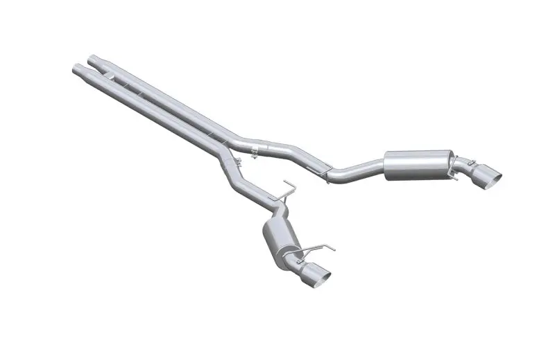 Mbrp 15-17 Ford Mustang Gt 5.0 3In Cat Back Dual Split Rear Race Version 4.5In Tips - T409 2