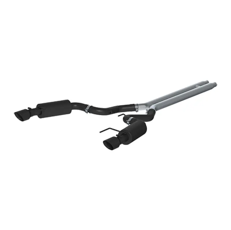 Mbrp 15 Ford Mustang Gt 5.0 Convertible Black 3In Cat Back Dual Split Rear Exit (Street Version) 1
