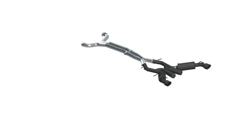 Mbrp 16-19 Chevrolet Camaro Ss 6 Speed 3In Dual Cat Back W/ 4.5In Od Tips - Black (Non Npp Models) 1