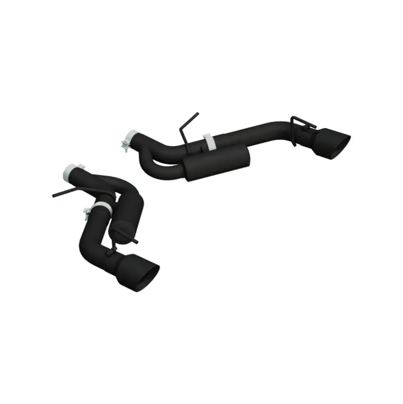 Mbrp 16-19 Chevrolet Camaro Ss Dual Rear Exit Axle Back W/ 4.5In Od Tips - Blk (Non Npp Models) 1