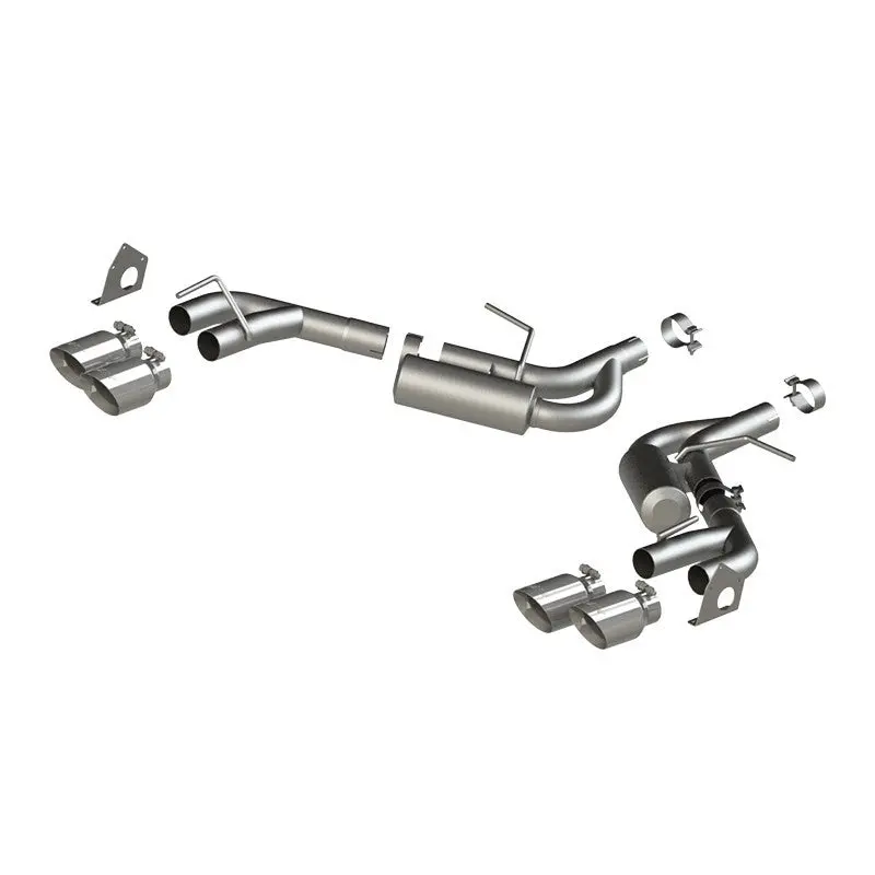Mbrp 16-19 Chevrolet Camaro V6 2.5In T304 Npp Dual Axle Back Exhaust W/ 4In Quad Dual Wall Tips 1