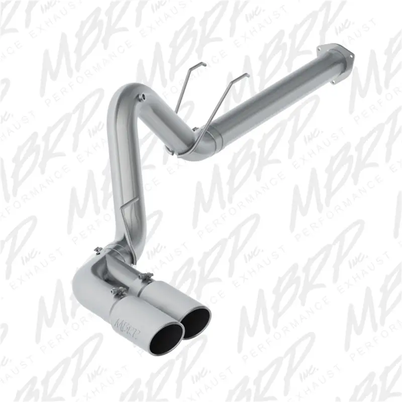 Mbrp 17-19 Ford F250/350/450 6.4 L Filter Back Single Side Dual Exit Exhaust System 1