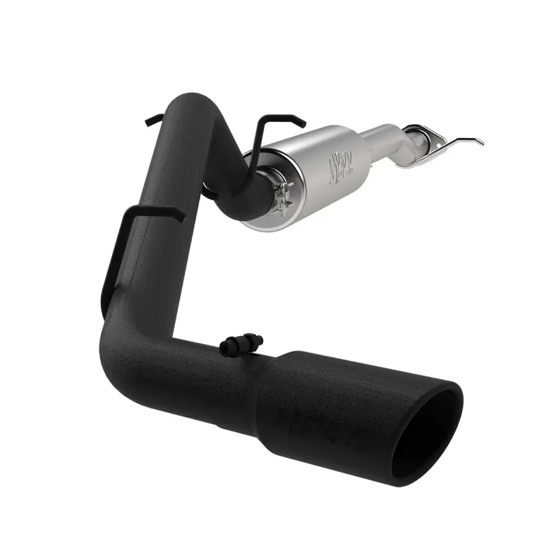 Mbrp 17+ Chevrolet Colorado 2.5L/3.6L 3In Cat Back Single Side Exit W/ 4In Tip - Back Coated 2