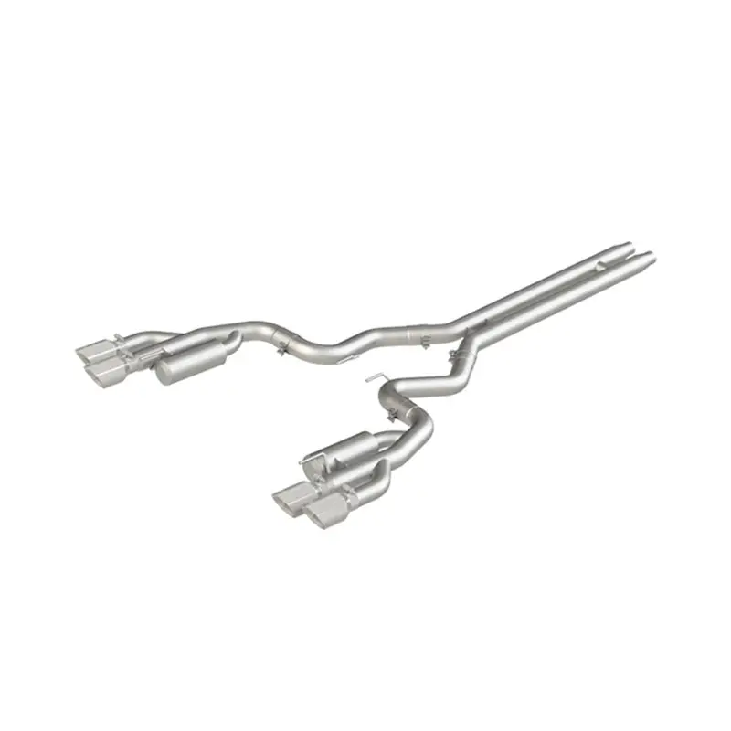 Mbrp 18-19 Ford Mustang Gt 5.0 3In Cat Back Quad Tip Race Version - Al 1