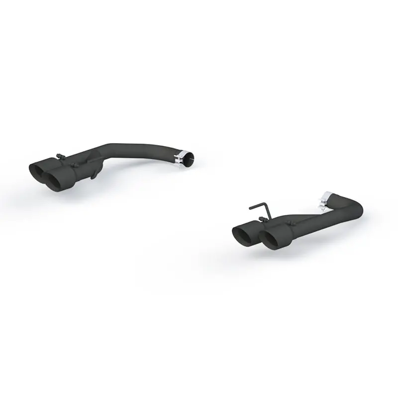 Mbrp 18-20 Ford Mustang Gt 2.5In Black Coated Non Active Dual Axle Back Exhaust - 4In Dual Wall Tips 2