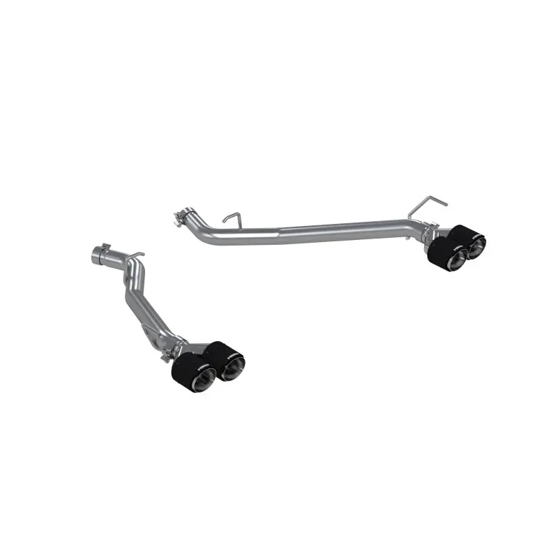 Mbrp 20-21 Ford Explorer St 3.0L Ecoboost Dual Rear Exit Axle Back W/ Quad Carbon Fiber Tips - T304 1