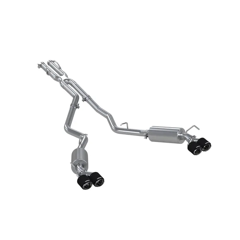Mbrp 20-21 Ford Explorer St 3.0L Ecoboost Ss 2.5In Dual Rear Exit W/ Carbon Fiber Quad Tips - T304 1