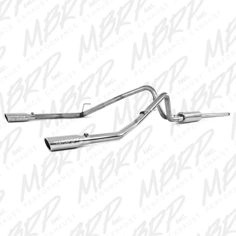 Mbrp 2004-2008 Ford F150 4.6/5.4L Ec/Cc-Sb Cat Back Dual Split Rear 2