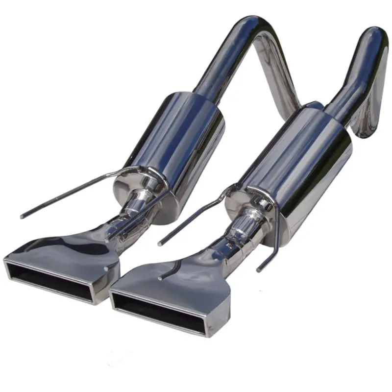 Mbrp 2005-2008 Chev Corvette Dual Muffler Axle Back Rectangular Tips 1