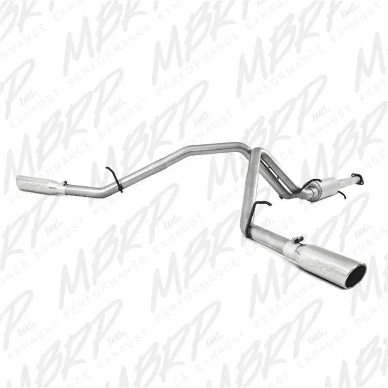 Mbrp 2007-2008 Chev/Gmc 1500 (Next Gen.) Cc Ec (Excl. 8 Bed) 4.8/5.3L/6.0L Cat Back Dual Split 2