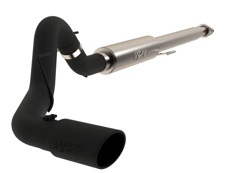 Mbrp 2015 Ford F-150 2.7L / 3.5L Ecoboost 4In Cat Back Single Side Black Exhaust System 1