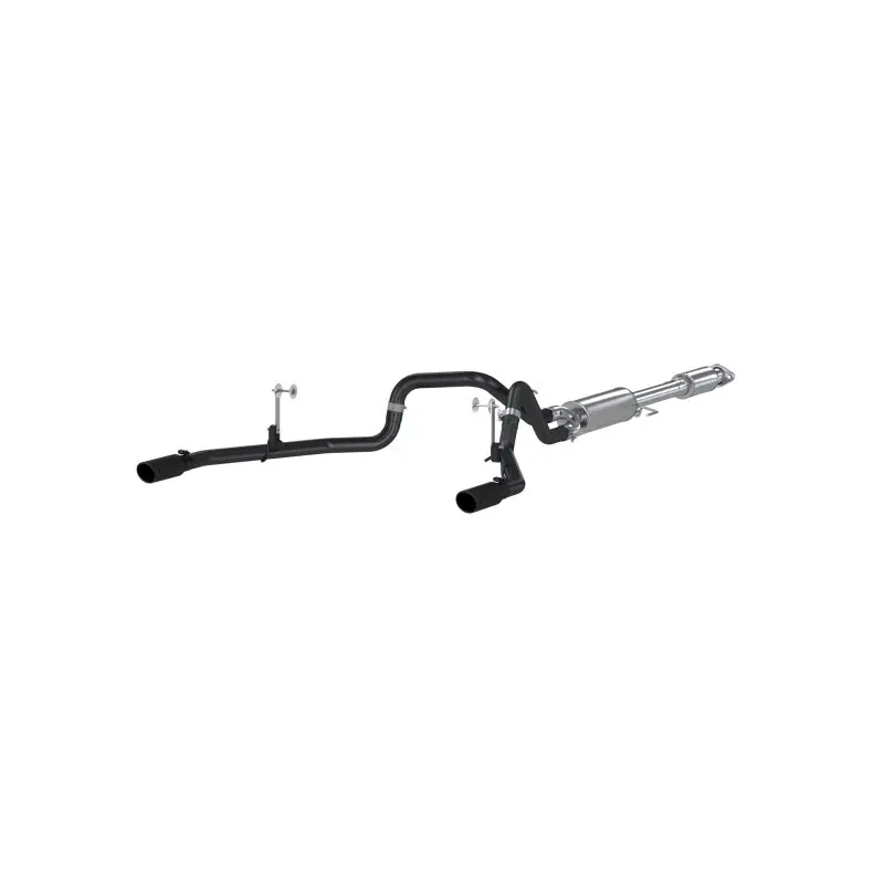 Mbrp 2015 Ford F-150 5.0L 3In Cat Back Dual Split Rear Exit Black Exhaust System 1