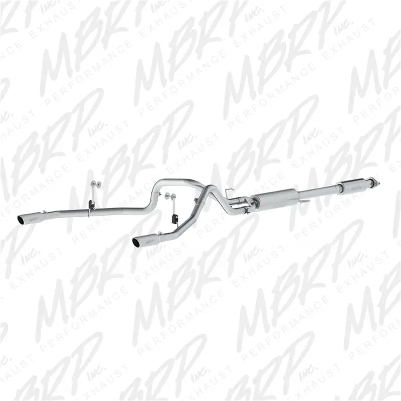 Mbrp 2015 Ford F-150 5.0L 3In Cat Back Dual Split Rear Exit T409 Exhaust System 1
