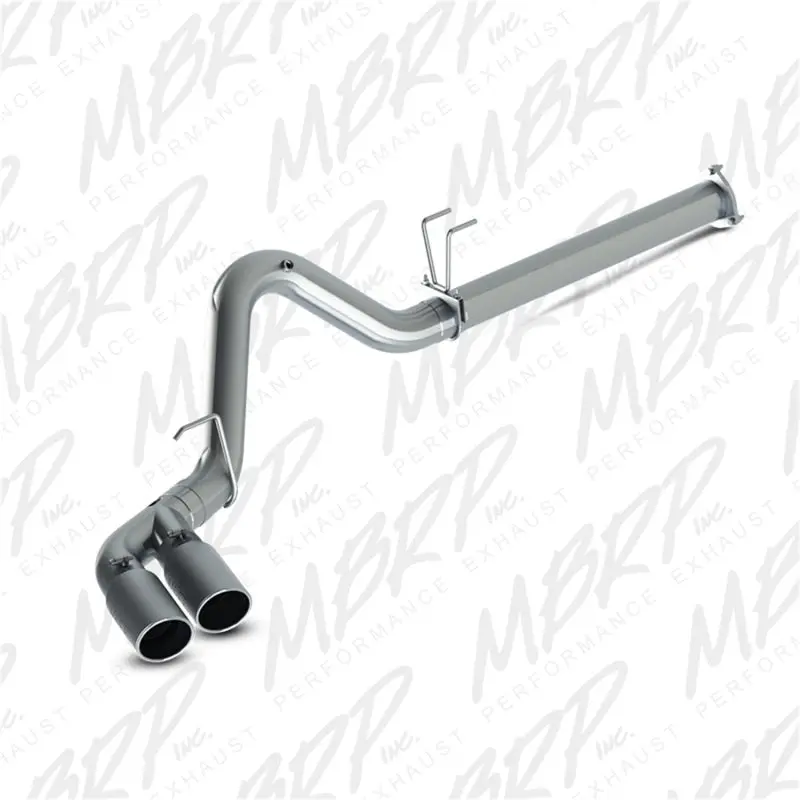 Mbrp 2015 Ford F250/350/450 6.7L 4In Filter Back Dual Single Side Exit 5In Tips T409 Exhaust 2