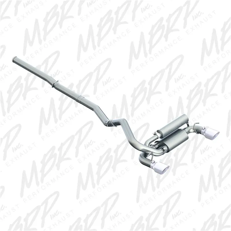 Mbrp 2016+ Ford Focus Rs 3In Aluminized Dual Outlet Cat-Back Exhaust 1