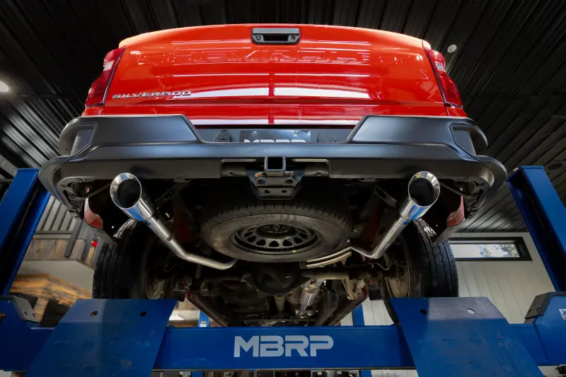 Mbrp 2019+ Chevrolet Silverado 1500 / 2019+ Gmc Sierra 1500 Alum. 3In Armor Black Cat-Back Exhaust 2