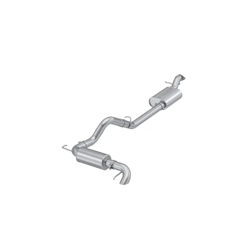 Mbrp 2021-2023 Ford Bronco 2.3L/2.7L Aluminized Steel 3In Cat-Back, Single High Clearance Rear Exit 1