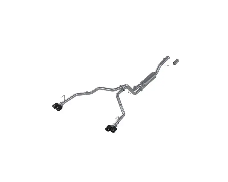 Mbrp 2021+ Chevy Tahoe / Gmc Yukon T304 Ss 3In Cat-Back Dual Split Exhaust W/ Quad Carbon Fiber Tips 1