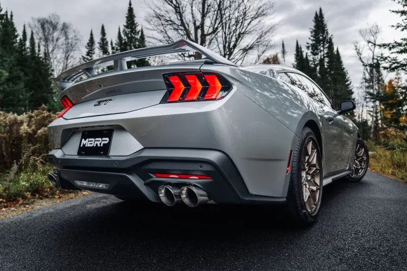Mbrp 2024+ Ford Mustang Gt Armor Lite 3In Steet Profile Catback Exhaust - Stainless Steel Tips 2