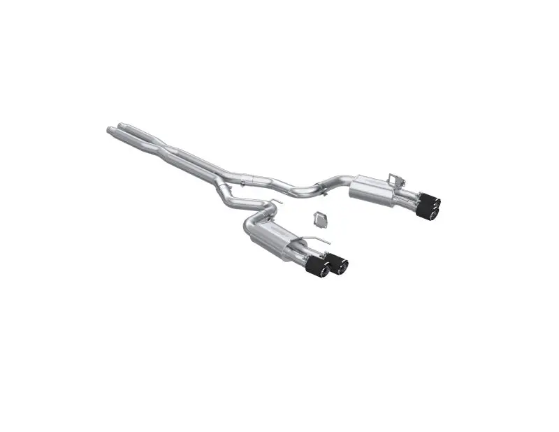 Mbrp 2024+ Ford Mustang Gt Armor Pro 3In Steet Profile Catback Exhaust  - Carbon Fiber Tips 1