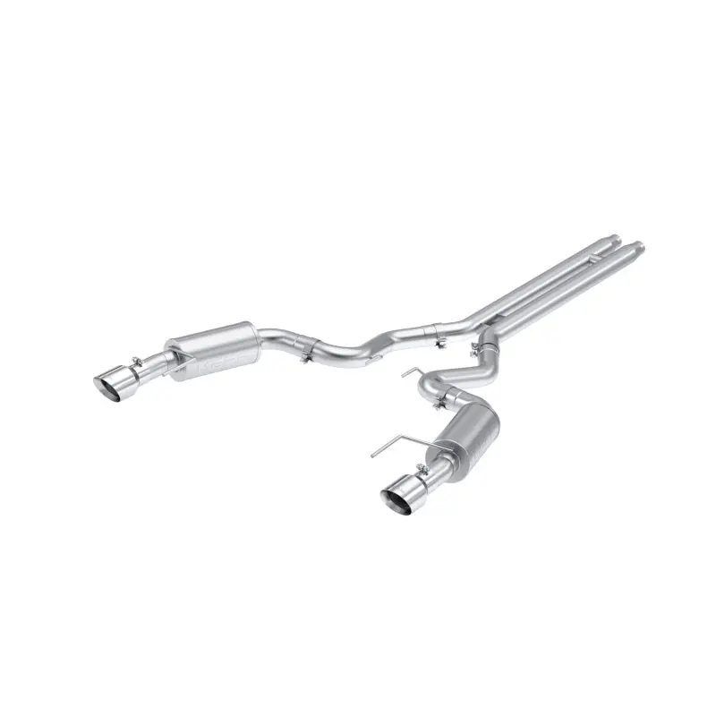 Mbrp 2024 Ford Mustang Gt S650, 5.0  Aluminized Steel 3In Cat-Back Dual Split Rear (Street) 1