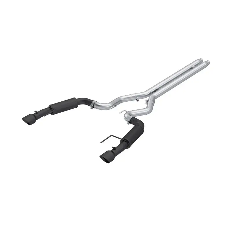 Mbrp 2024Ford Mustang Gt S650, 5.0 3In Cat-Back Dual Split Black-Coated Aluminized Steel 1