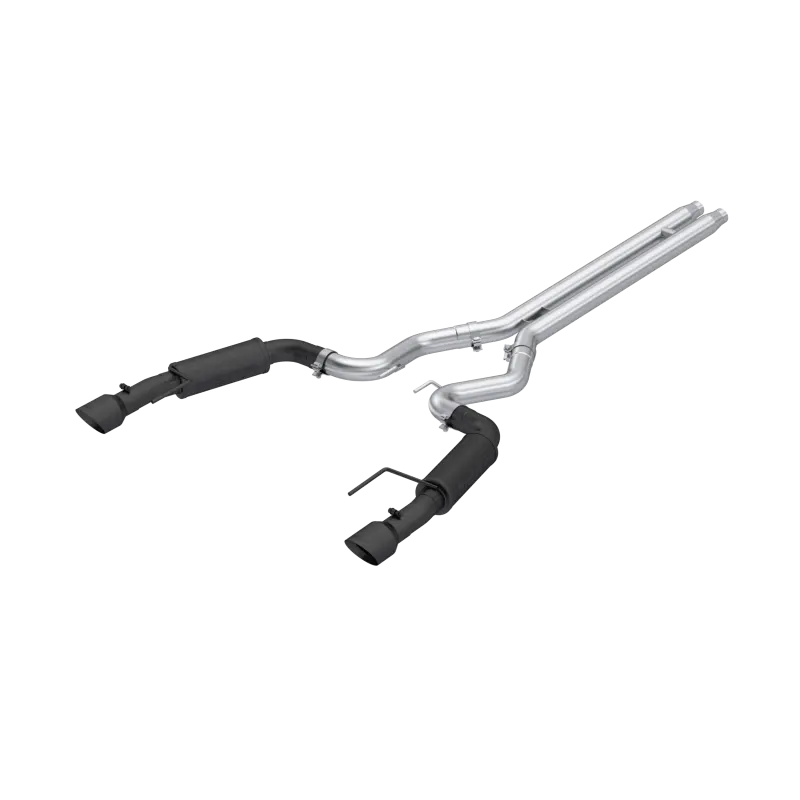Mbrp 2024Ford Mustang Gt S650, 5.0 3In Cat-Back Dual Split Black-Coated Aluminized Steel 2